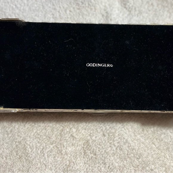 VINTAGE AUTHENTIC GODINGER MIRRORED JEWELRY BOX - Picture 2 of 9